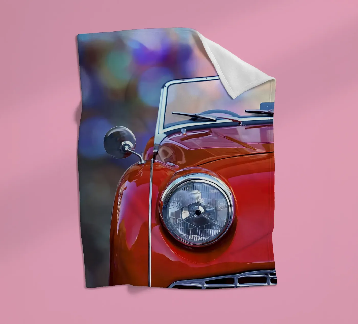 Oldtimer Oldtimer Fleecedecke von Delaplane