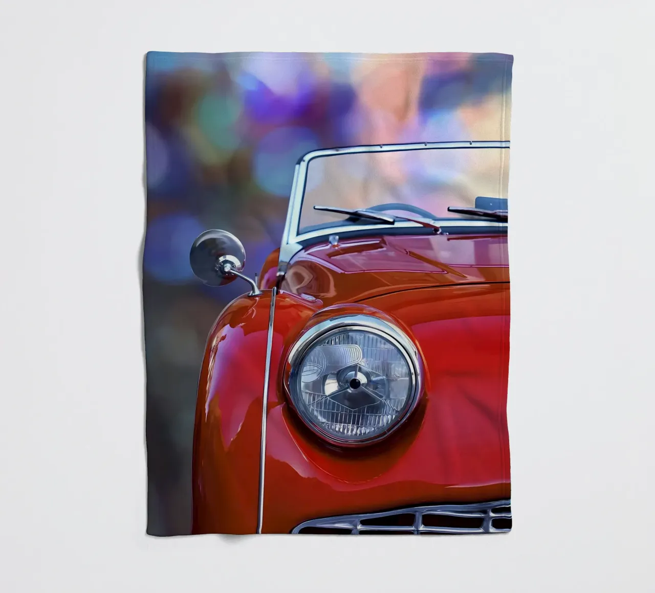Oldtimer Oldtimer Fleecedecke von Delaplane
