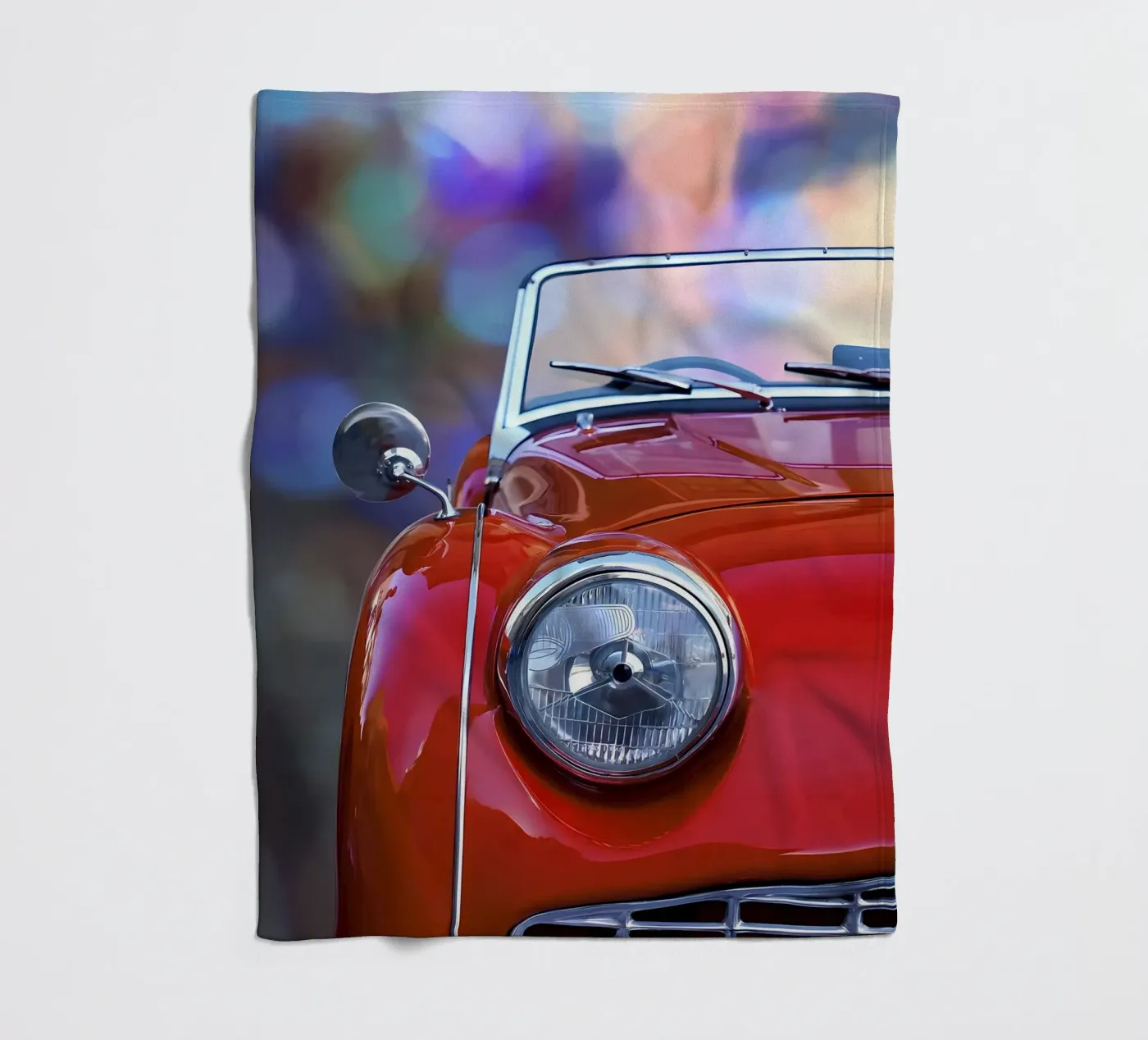 Oldtimer Oldtimer Fleecedecke von Delaplane