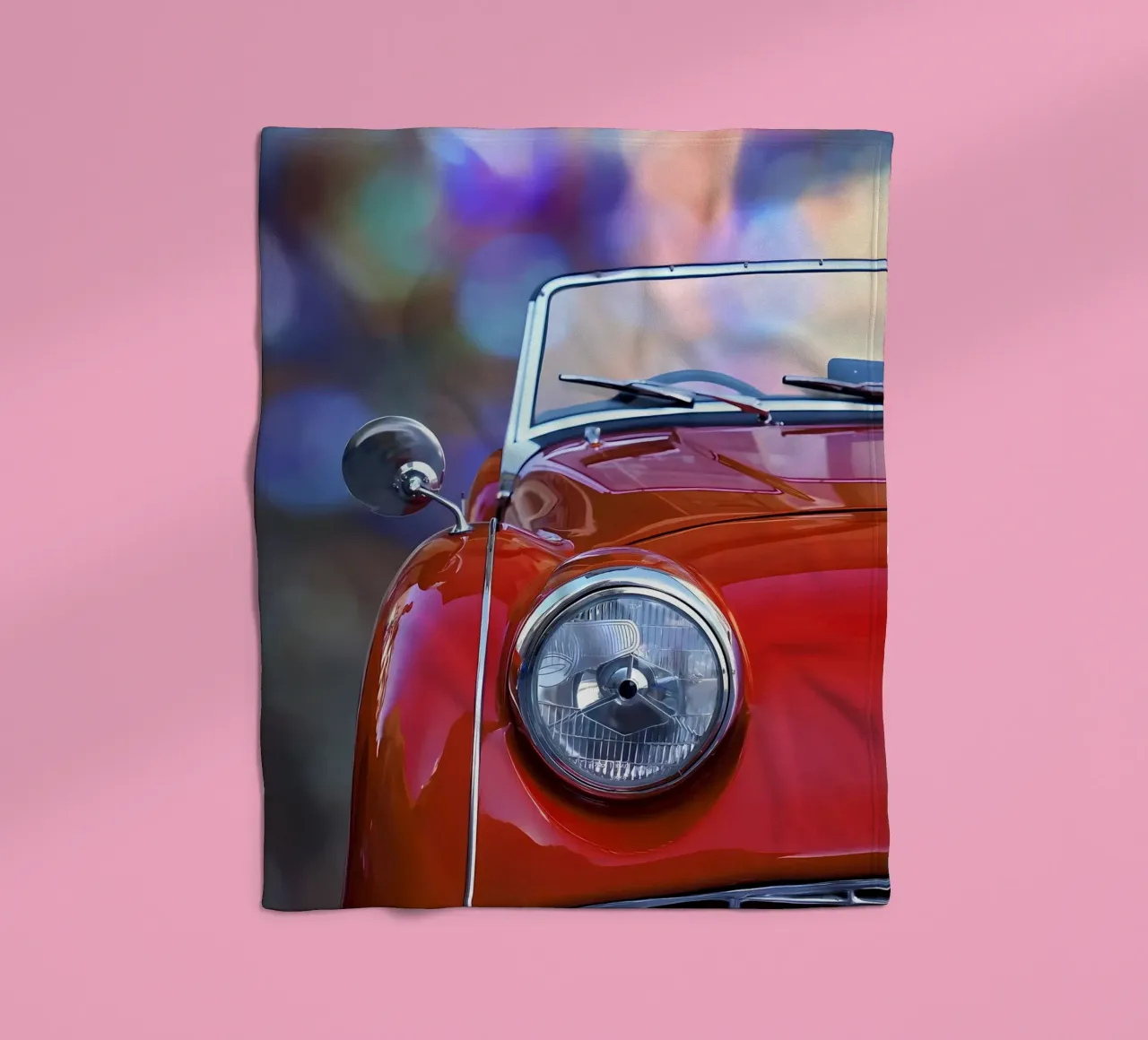 Oldtimer Oldtimer Fleecedecke von Delaplane