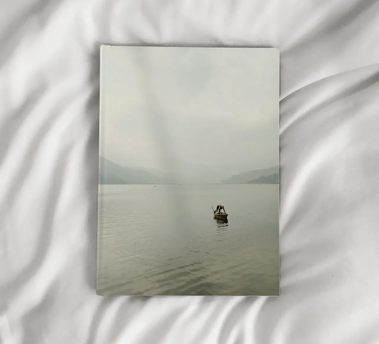 Solitude on Phewa Lake notebook by FujiPrints