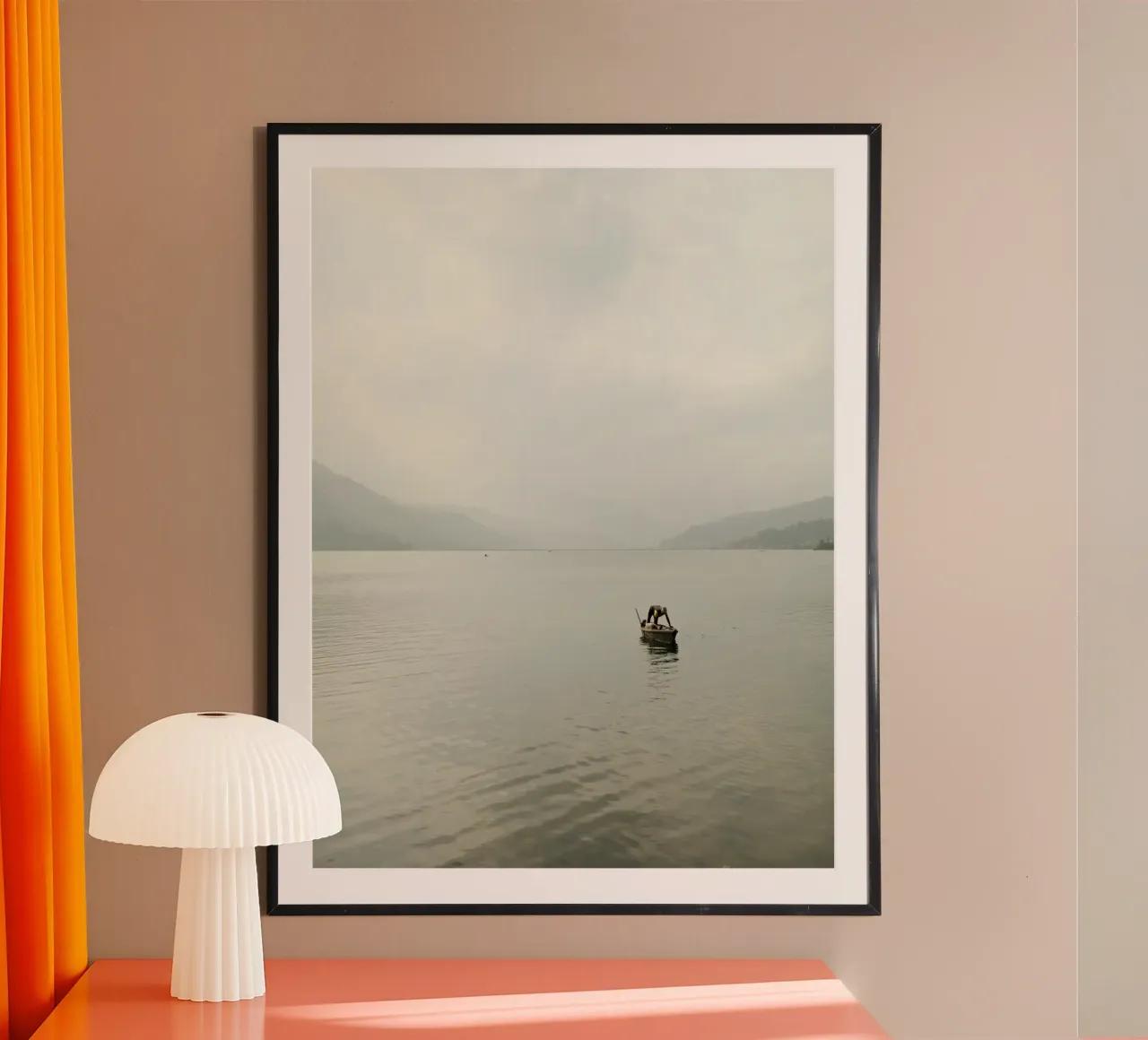 Solitude on Phewa Lake carta hahnemühle da FujiPrints