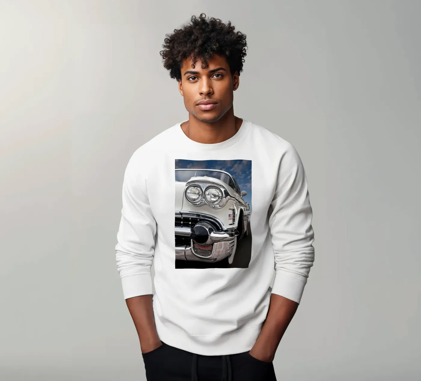 Vintage Classic Car sweat de Delaplane