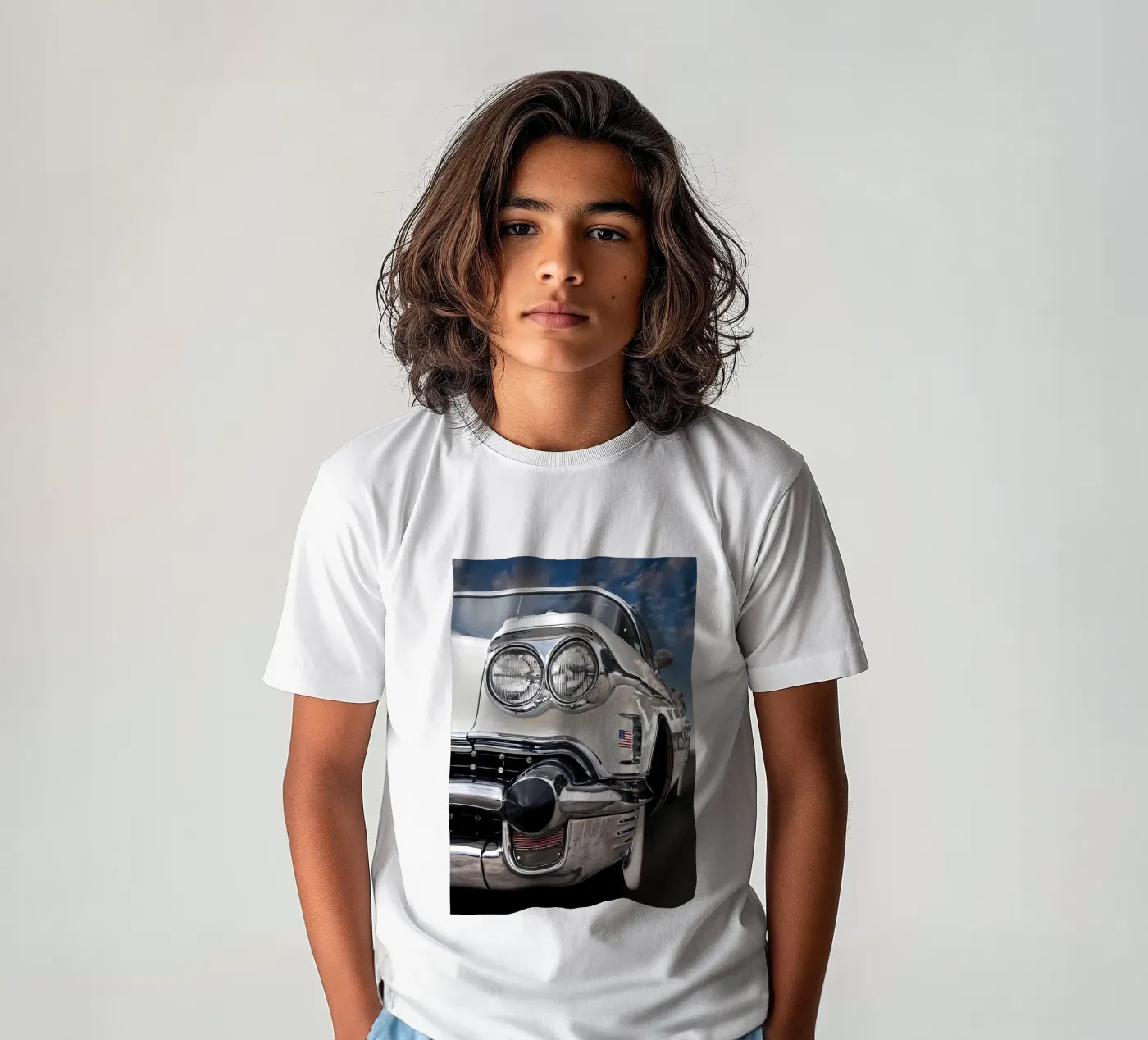 Vintage Classic Car Kinder T-Shirt von Delaplane