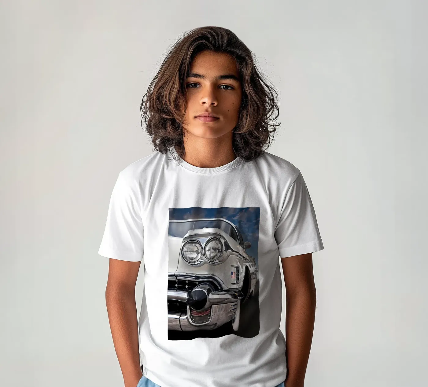 Vintage Classic Car Kinder T-Shirt von Delaplane