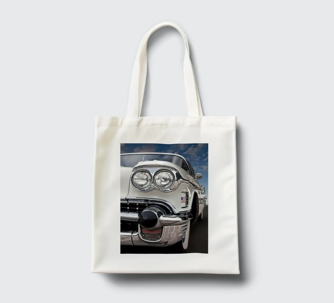 Vintage Classic Car Jutebeutel von Delaplane
