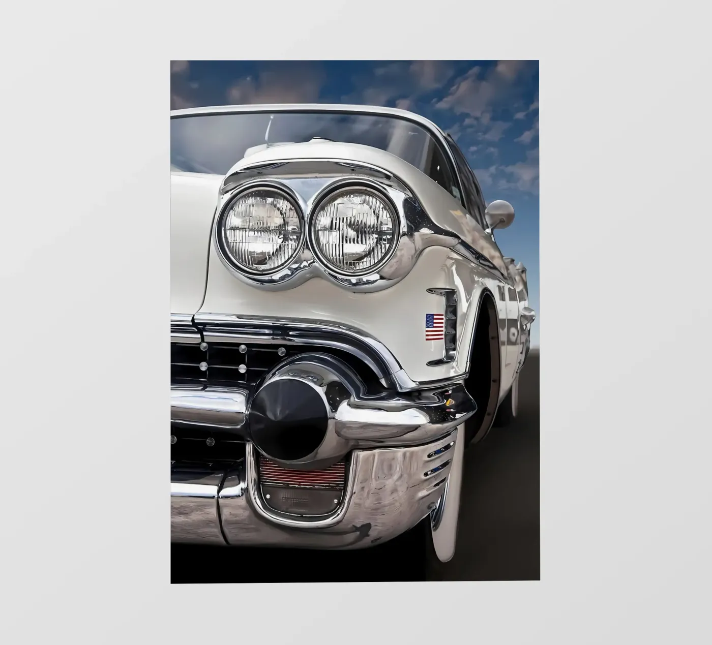 Vintage Classic Car Backlit Folie von Delaplane