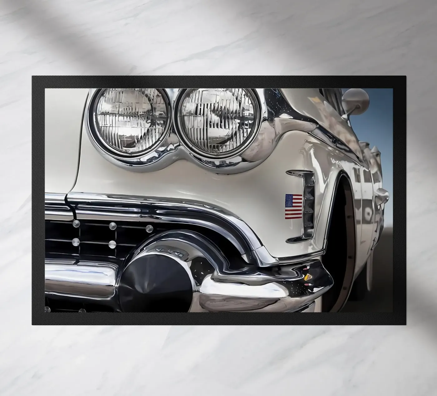 Oldtimer Oldtimer Fußmatte von Delaplane