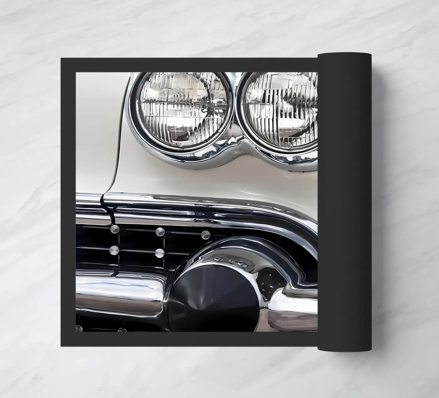 Oldtimer Oldtimer Fußmatte von Delaplane