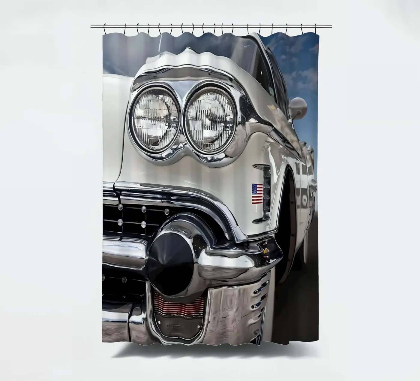 Vintage Classic Car Duschvorhang von Delaplane