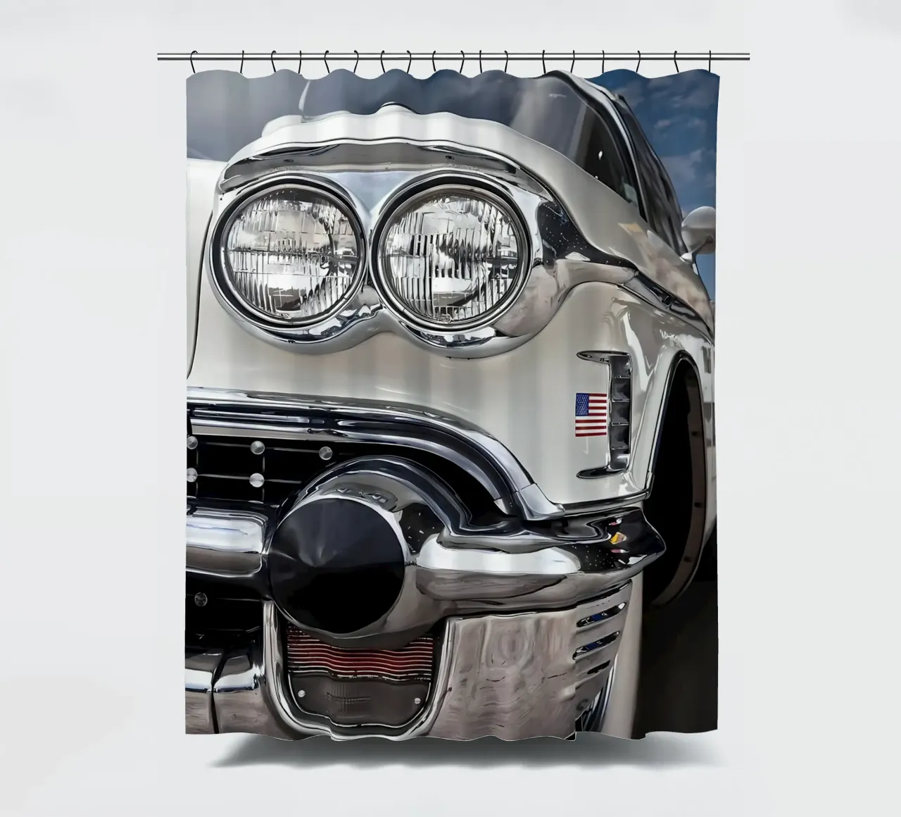 Oldtimer Oldtimer Duschvorhang von Delaplane