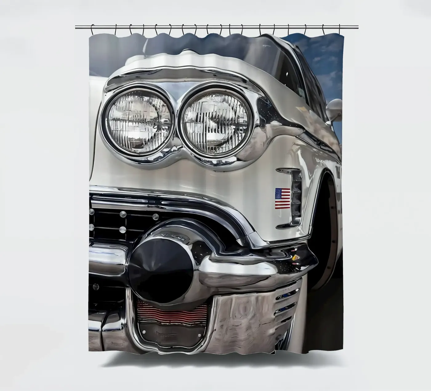 Vintage Classic Car Duschvorhang von Delaplane