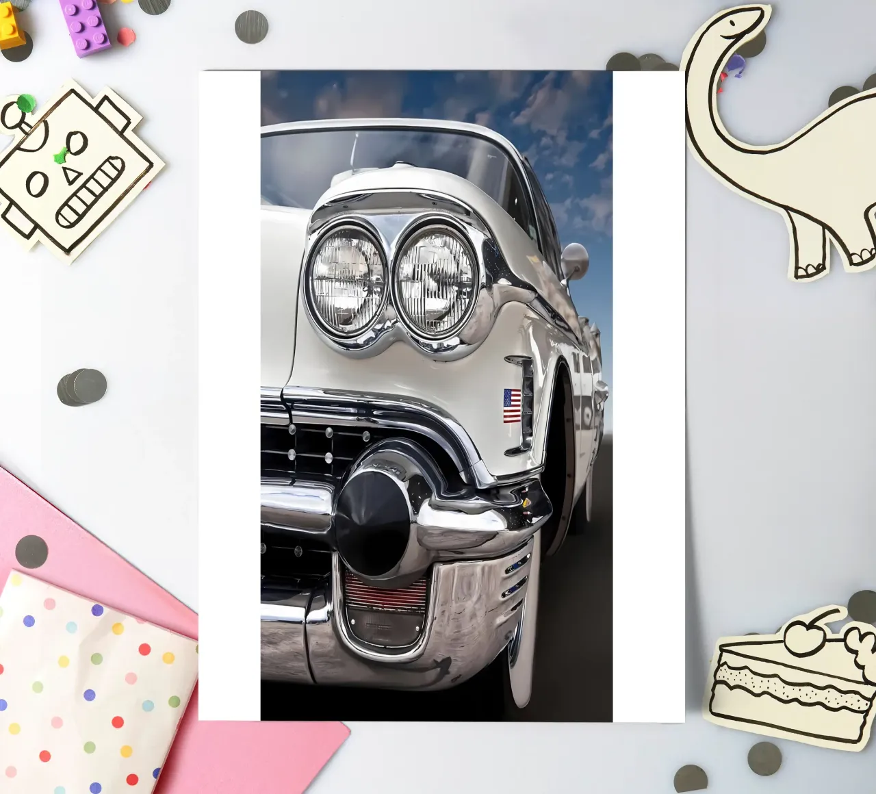 Oldtimer Oldtimer Stickerbogen von Delaplane