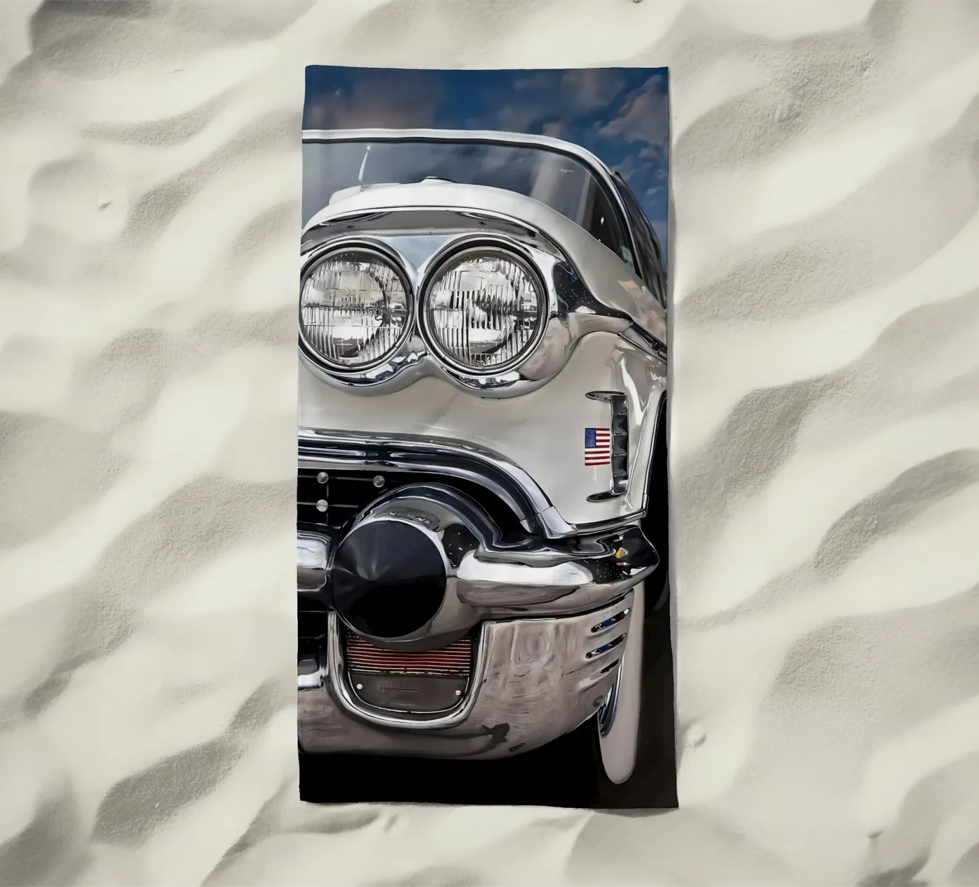 Klassieke auto strandhanddoek van Delaplane