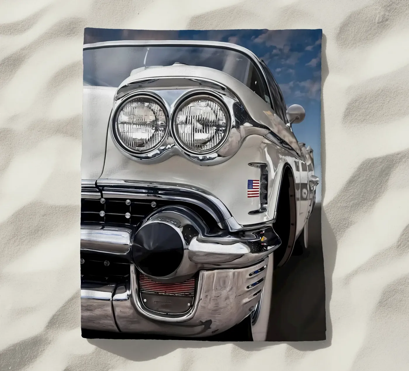 Klassieke auto strandhanddoek van Delaplane
