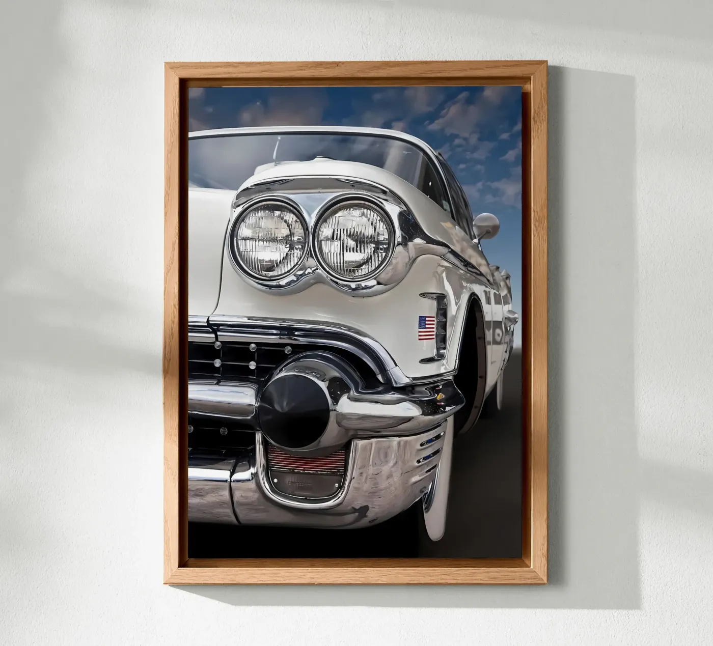 Vintage Classic Car alu dibond de Delaplane