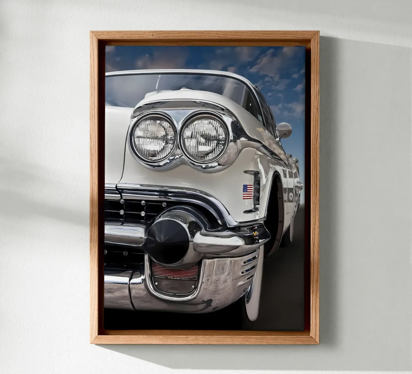 Vintage Classic Car Leinwand von Delaplane