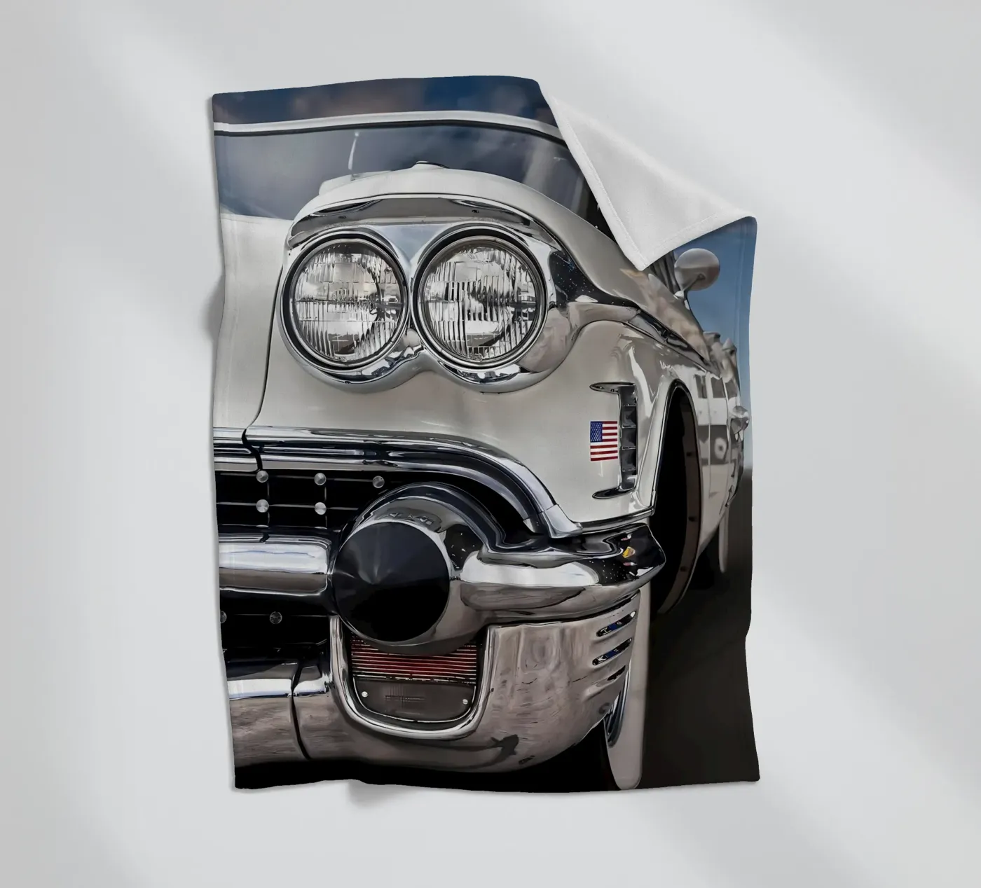 Oldtimer Oldtimer Fleecedecke von Delaplane