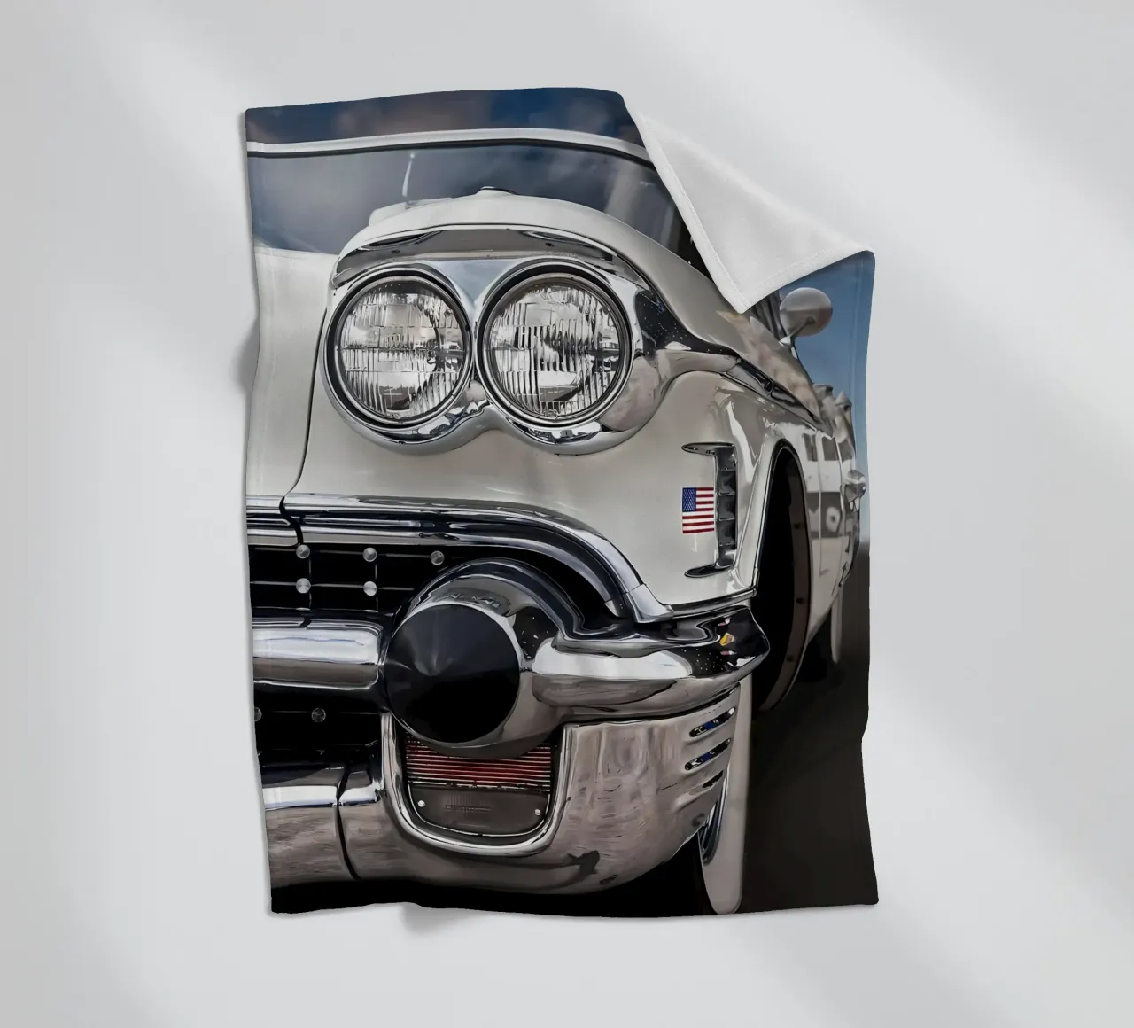 Oldtimer Oldtimer Fleecedecke von Delaplane