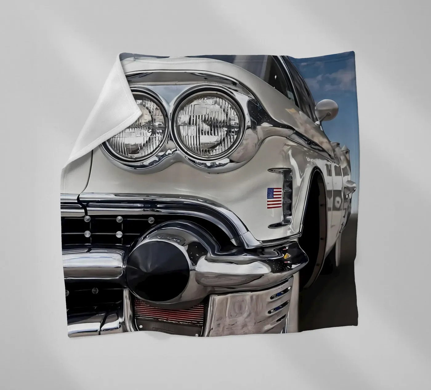 Oldtimer Oldtimer Fleecedecke von Delaplane