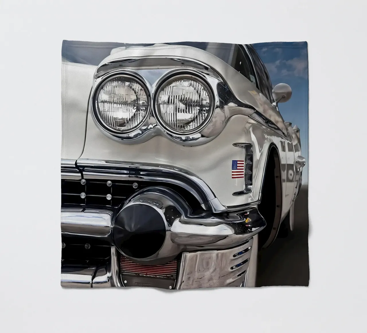 Oldtimer Oldtimer Fleecedecke von Delaplane