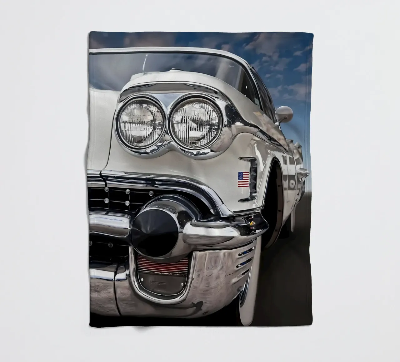 Oldtimer Oldtimer Fleecedecke von Delaplane