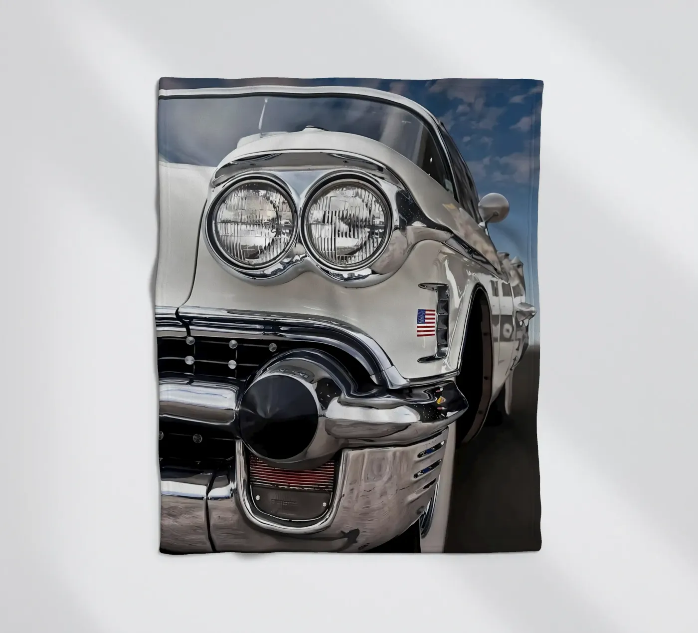 Oldtimer Oldtimer Fleecedecke von Delaplane