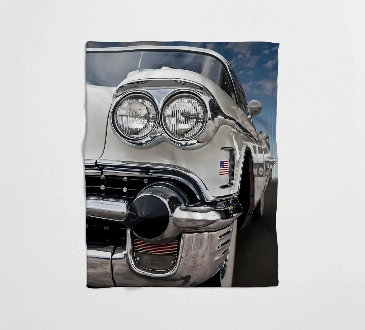 Oldtimer Oldtimer Fleecedecke von Delaplane