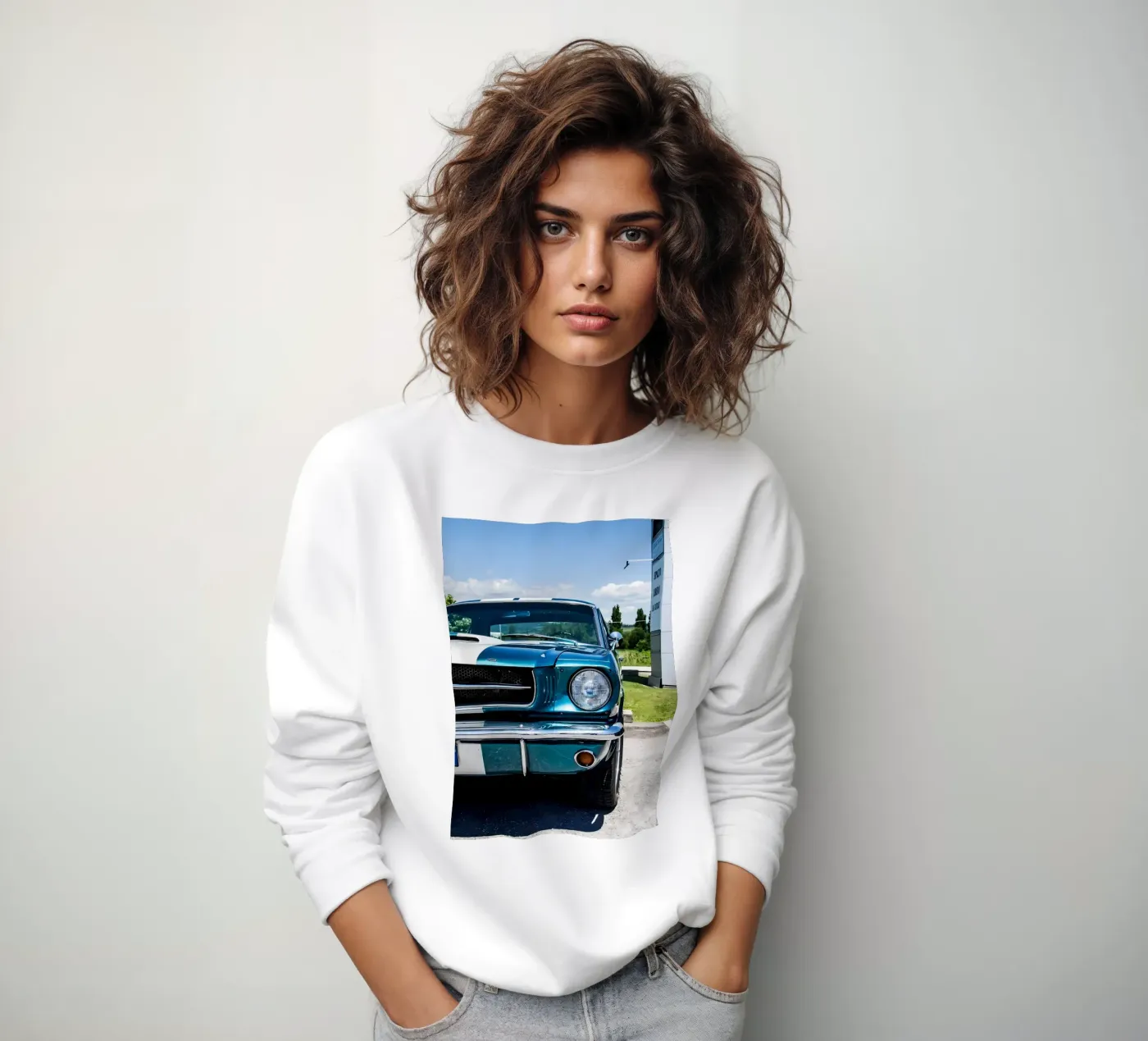 Vintage Classic Car Sweatshirt von Delaplane