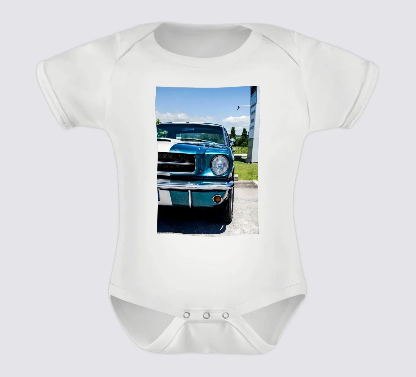 Oldtimer Oldtimer Kurzarm Babybody von Delaplane