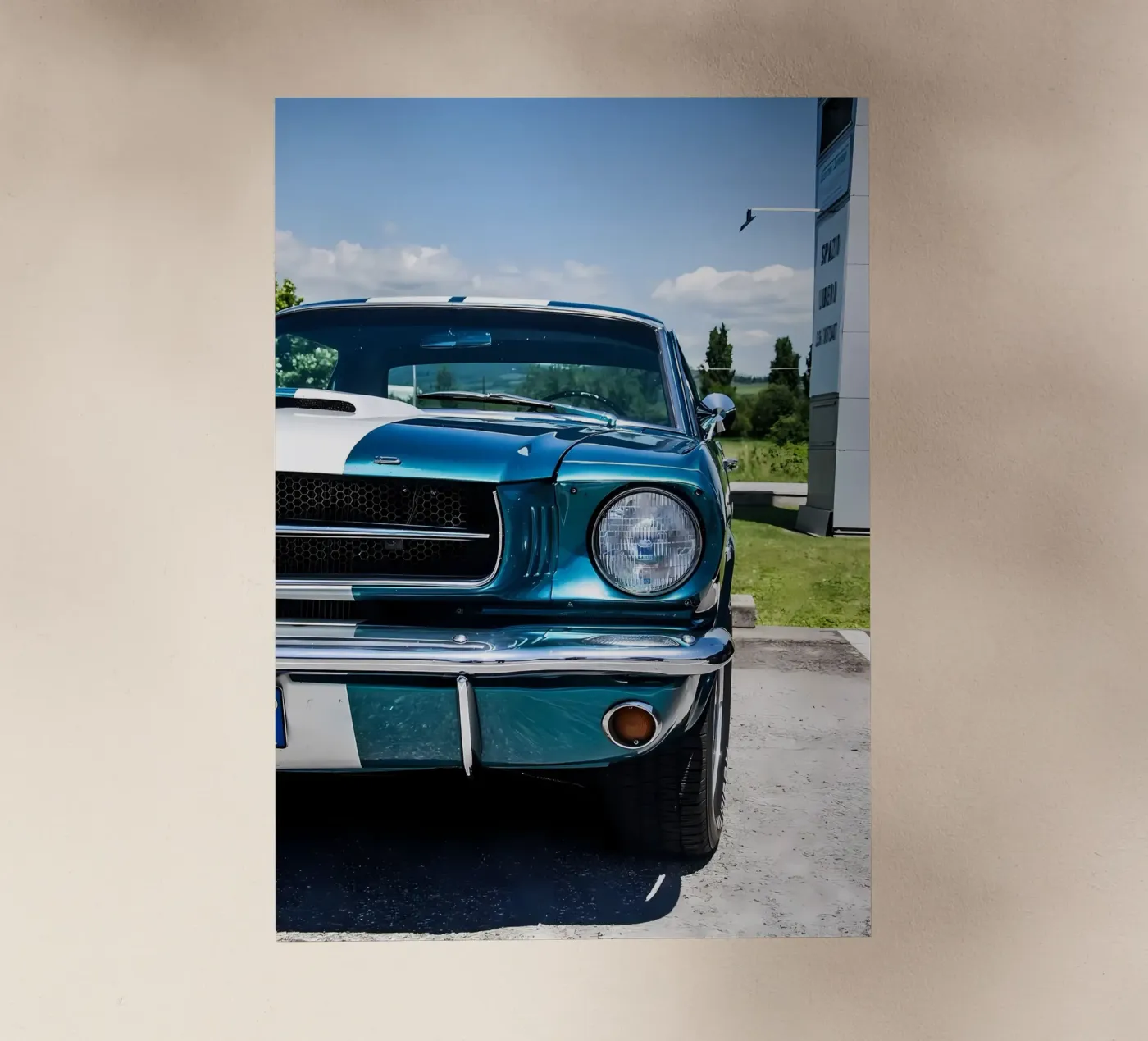 Oldtimer Oldtimer Backlit Folie von Delaplane