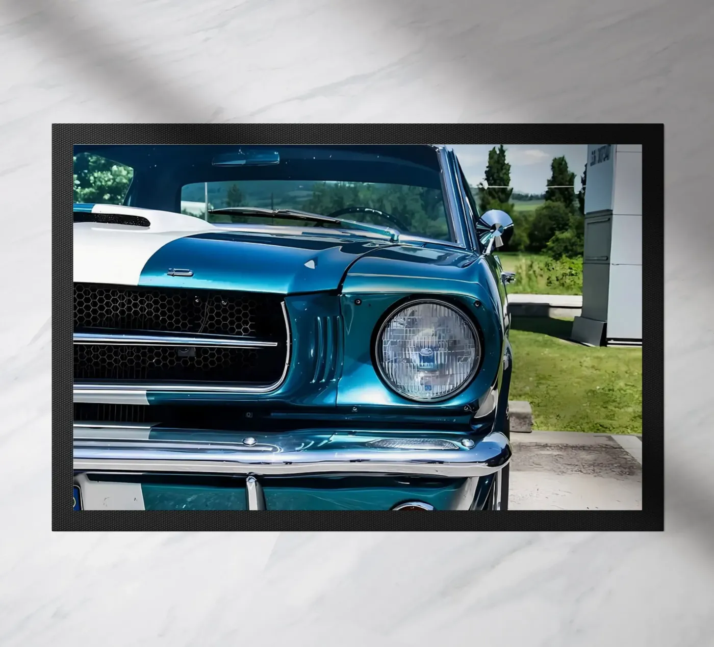 Vintage Classic Car Fußmatte von Delaplane