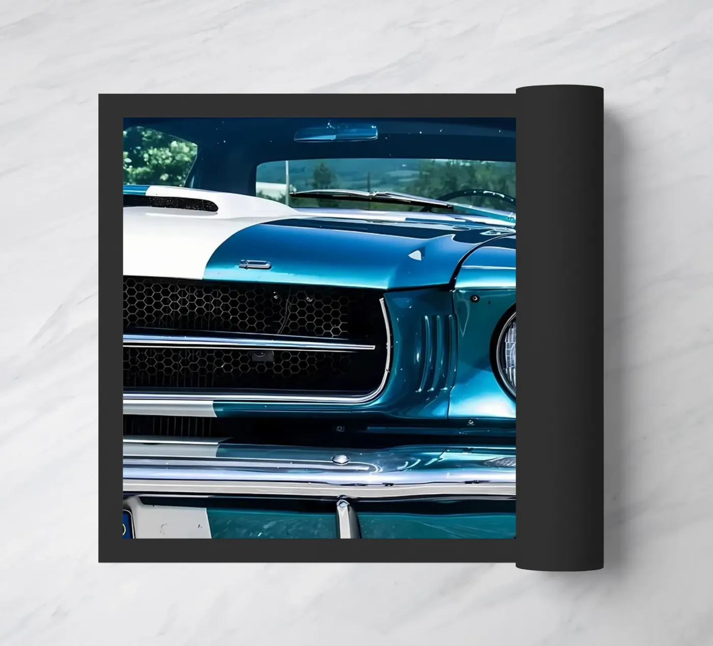 Vintage Classic Car Fußmatte von Delaplane