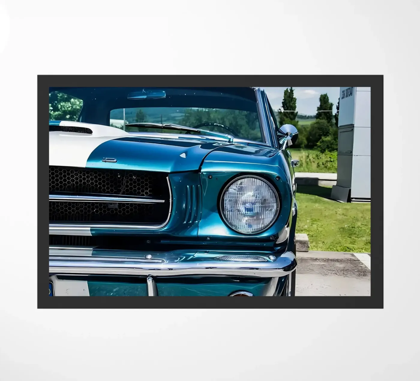 Vintage Classic Car Fußmatte von Delaplane