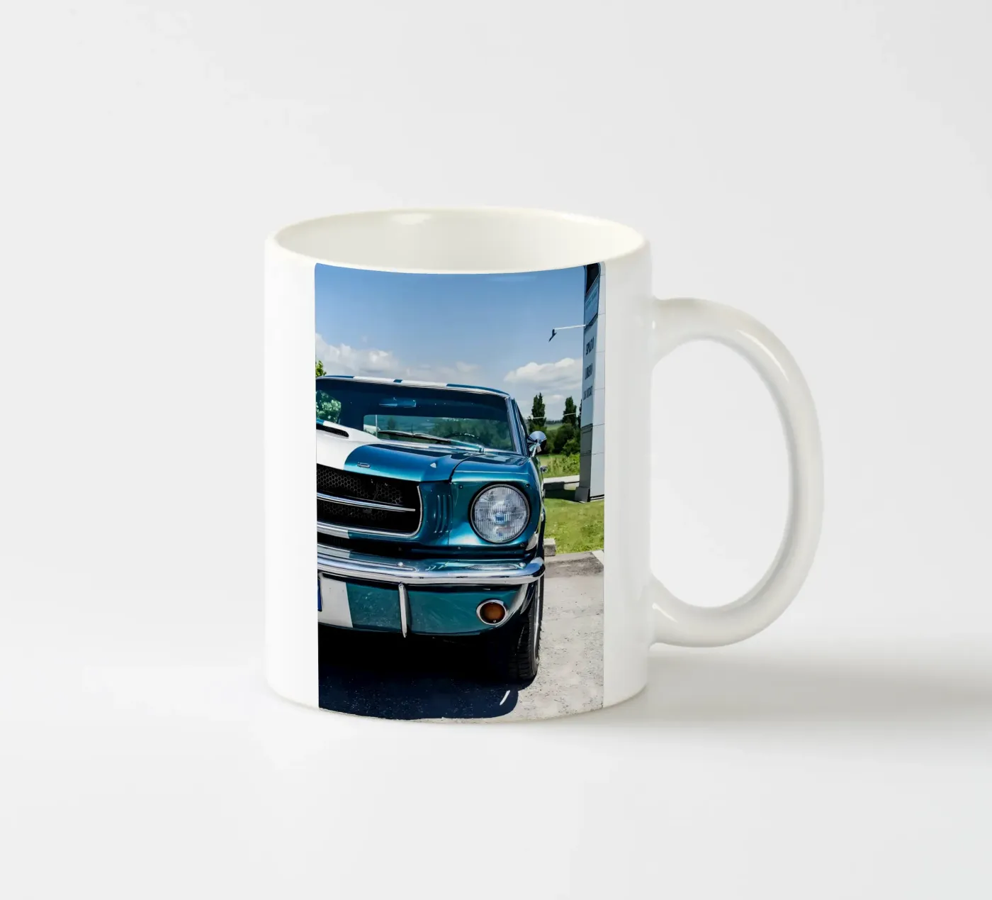 Oldtimer Oldtimer Keramik Tasse von Delaplane