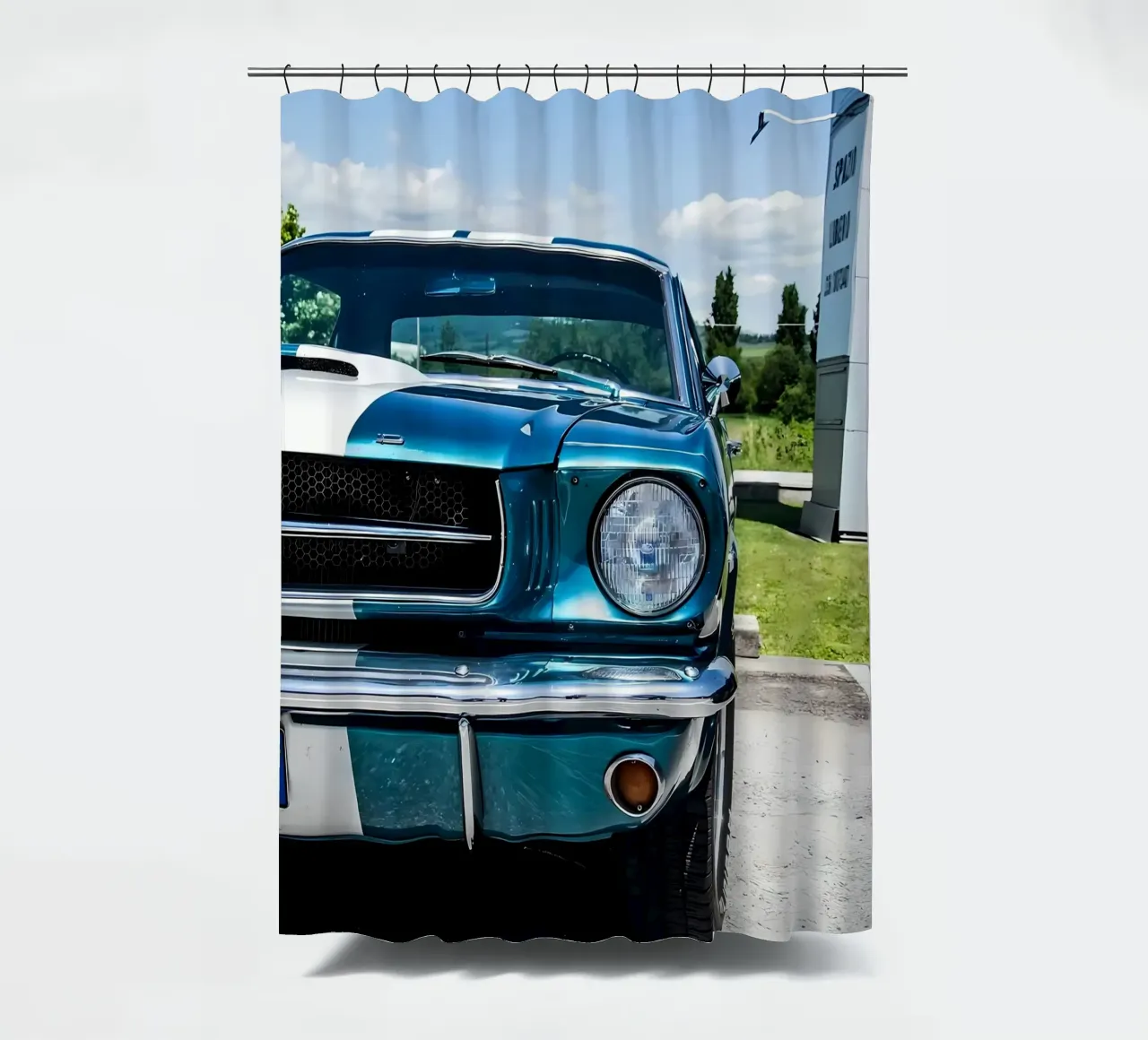 Oldtimer Oldtimer Duschvorhang von Delaplane