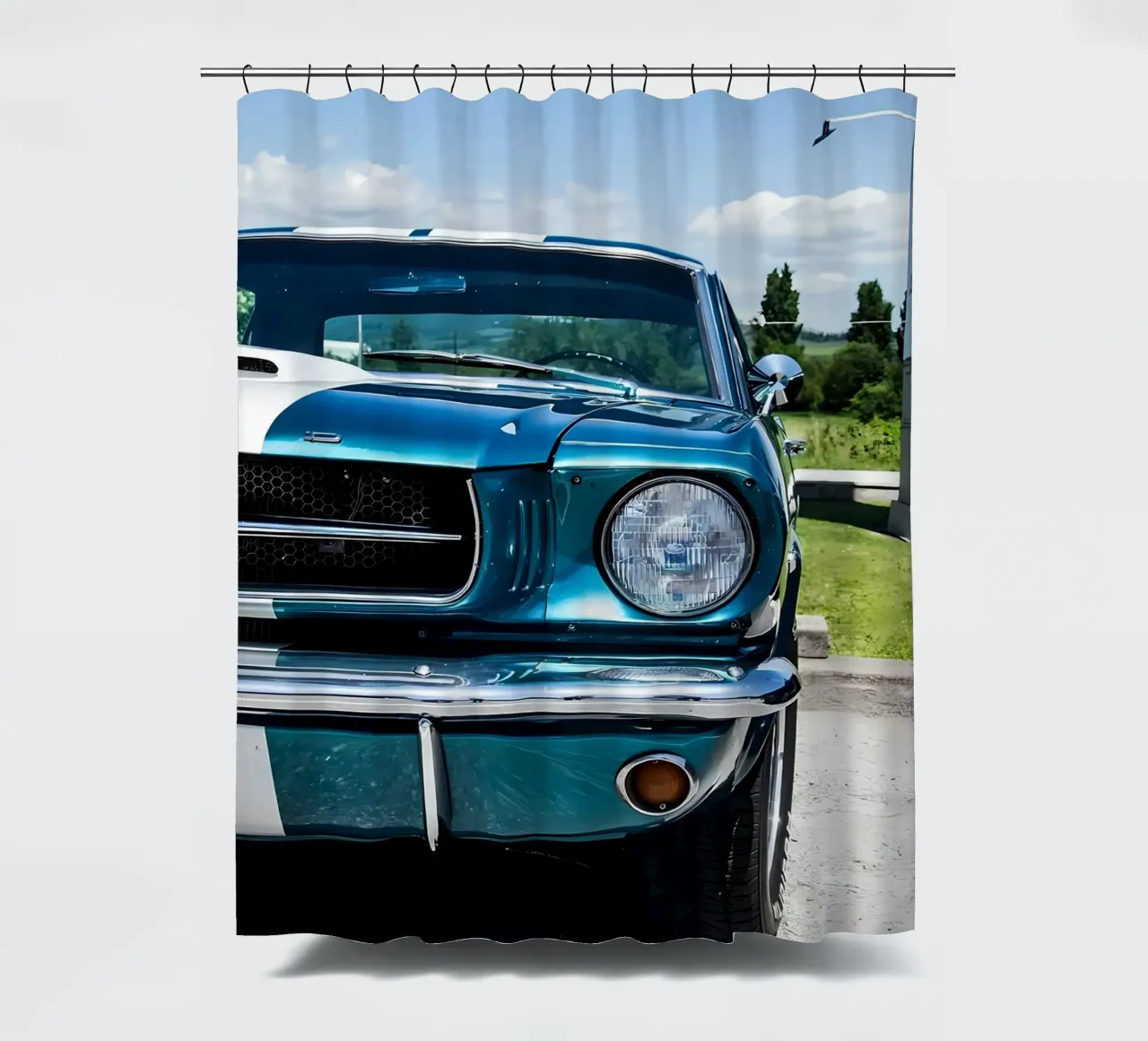 Oldtimer Oldtimer Duschvorhang von Delaplane