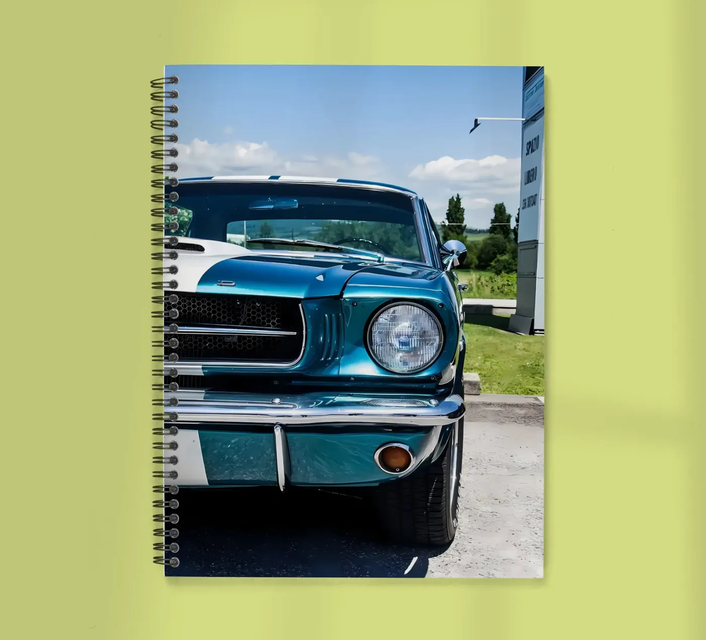 Voiture de collection carnet à spirale de Delaplane