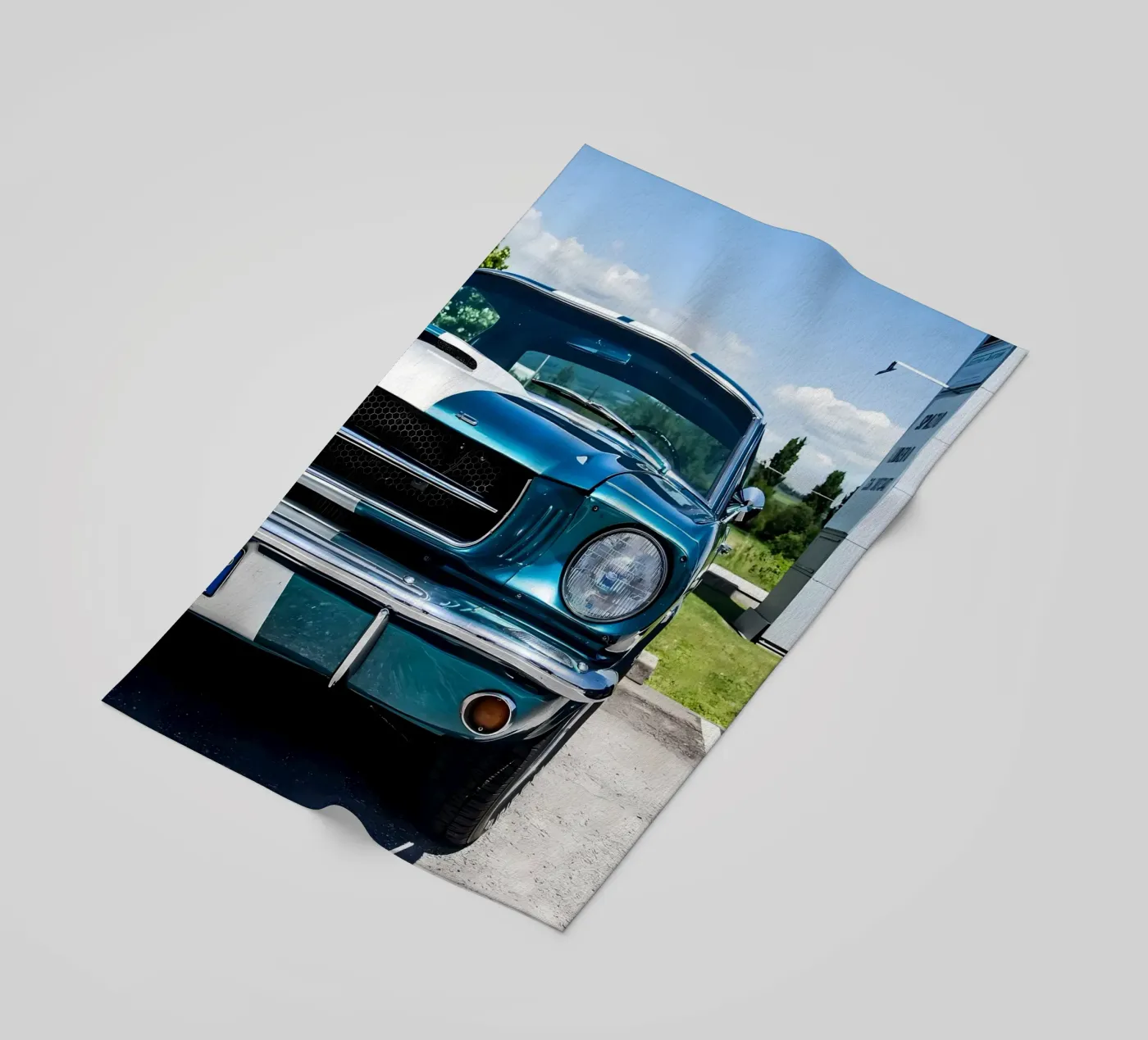 Oldtimer Oldtimer Strandtuch von Delaplane