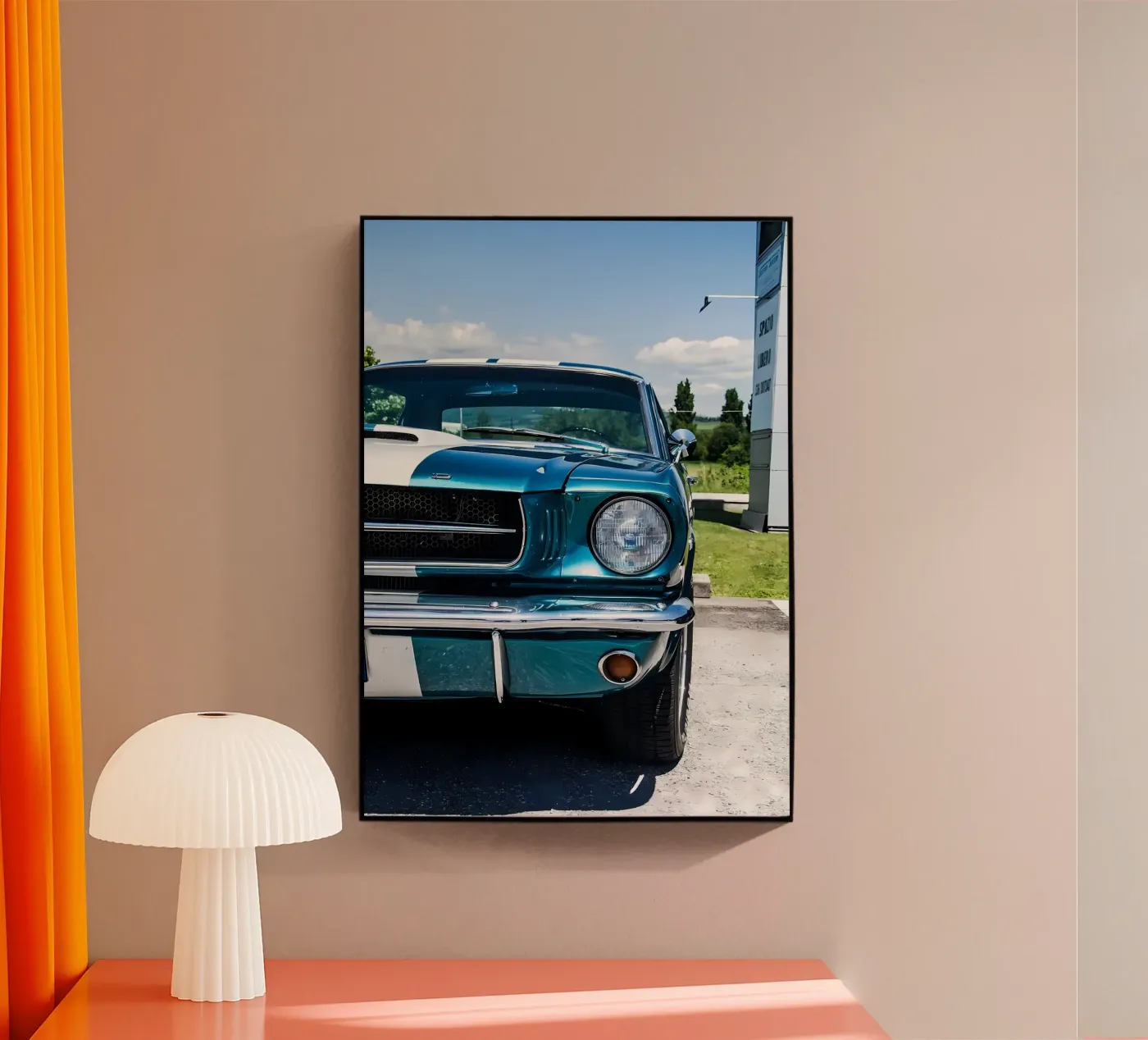 Vintage Classic Car acrylic glass by Delaplane