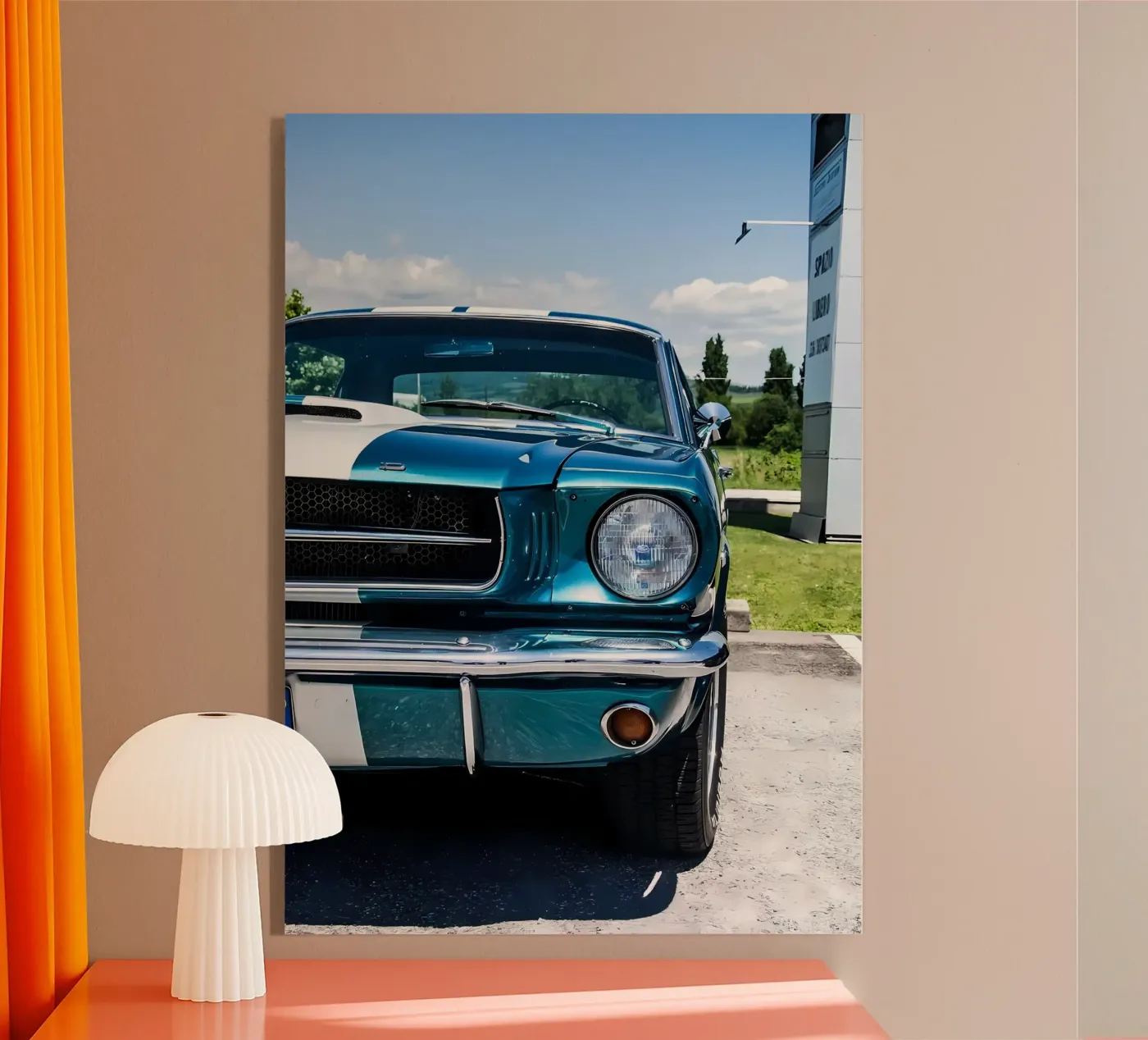 Vintage Classic Car acrylic glass by Delaplane