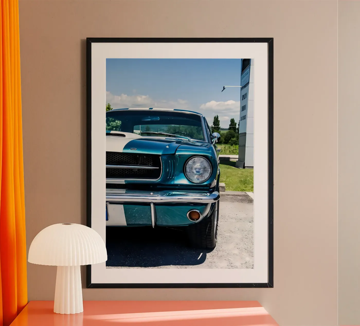 Auto d'epoca poster da Delaplane
