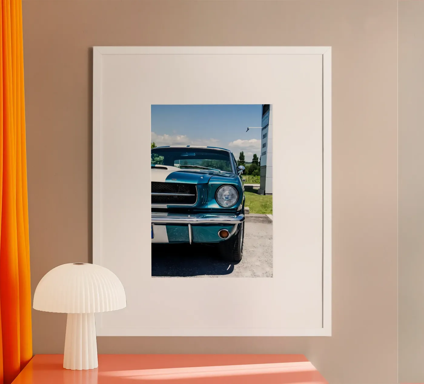 Auto d'epoca poster da Delaplane