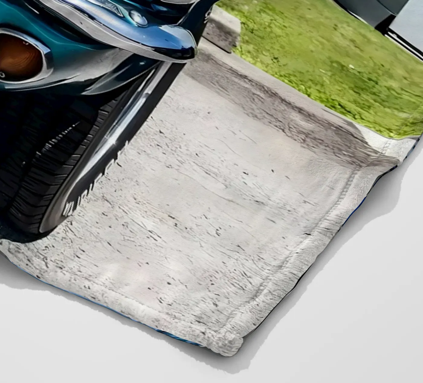 Vintage Classic Car Fleecedecke von Delaplane