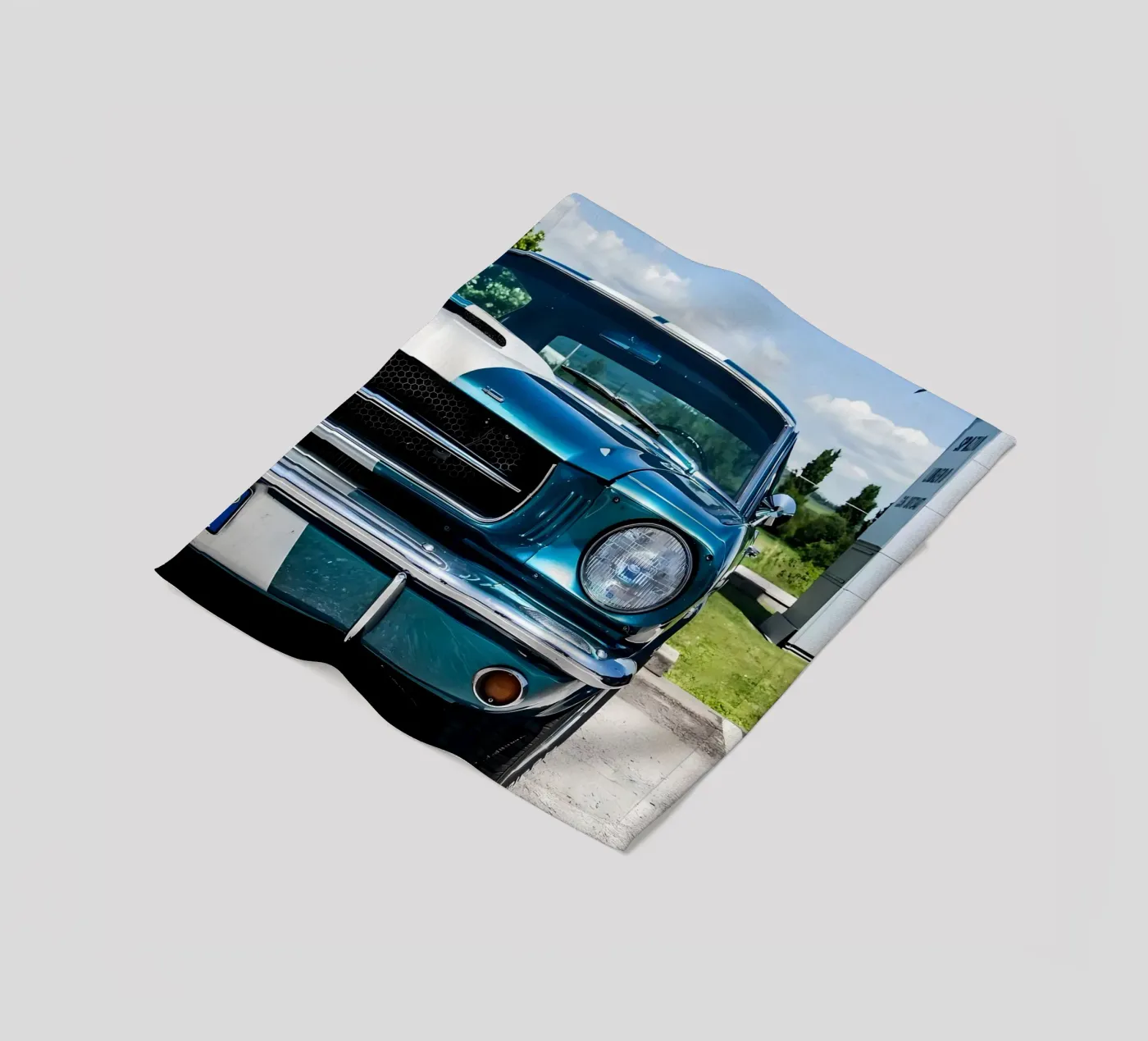 Vintage Classic Car Fleecedecke von Delaplane