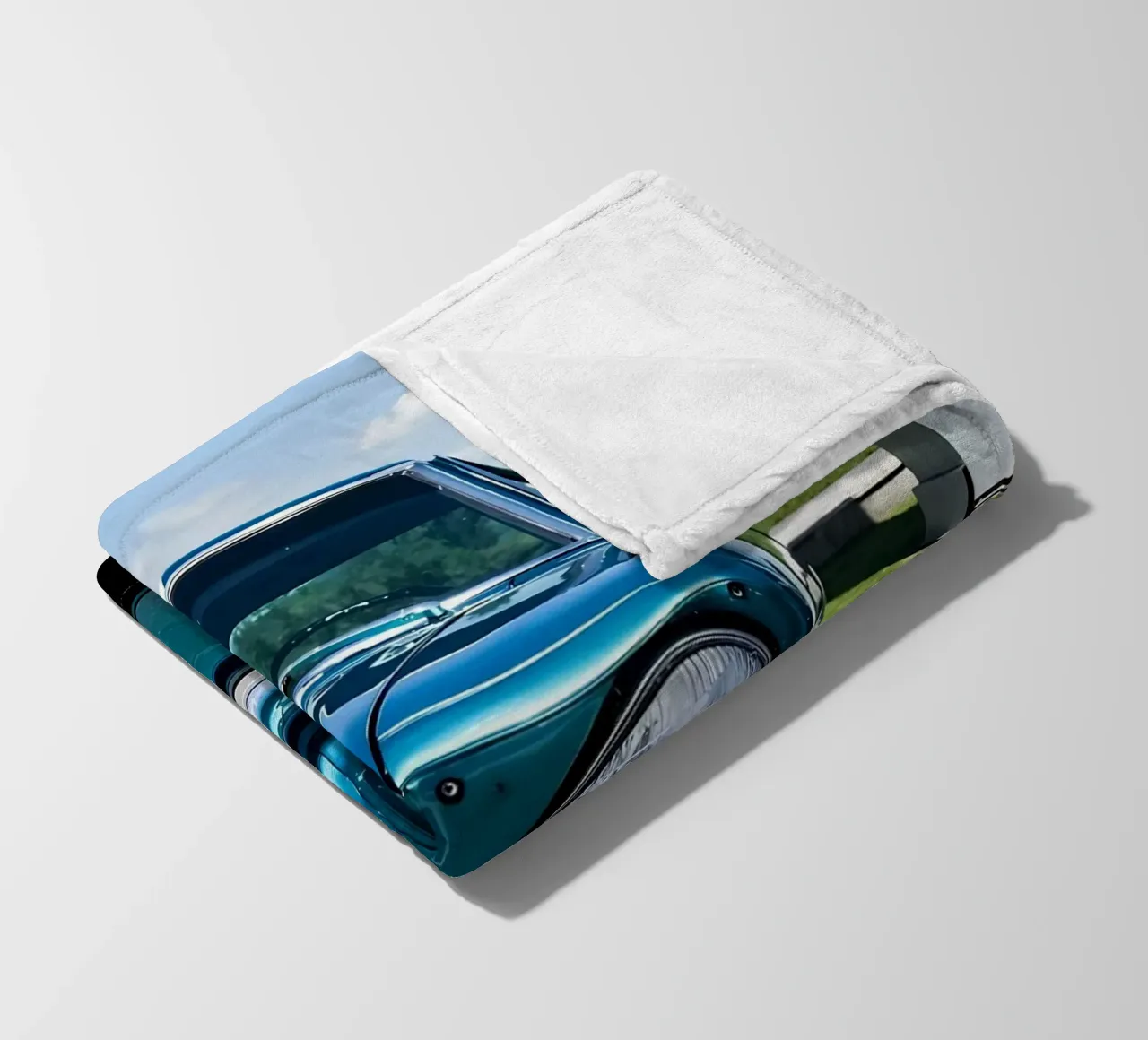 Oldtimer Oldtimer Fleecedecke von Delaplane