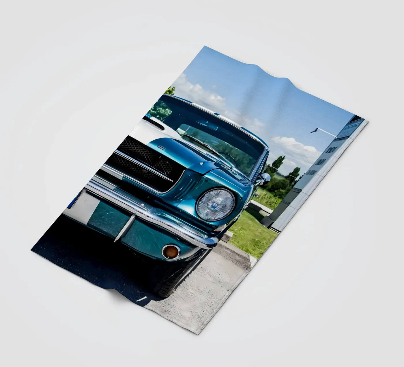 Vintage Classic Car Fleecedecke von Delaplane