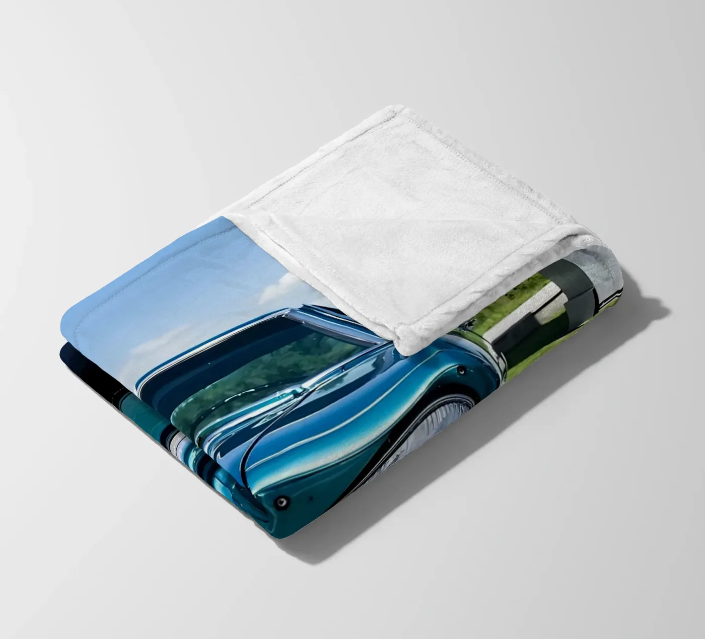 Vintage Classic Car Fleecedecke von Delaplane