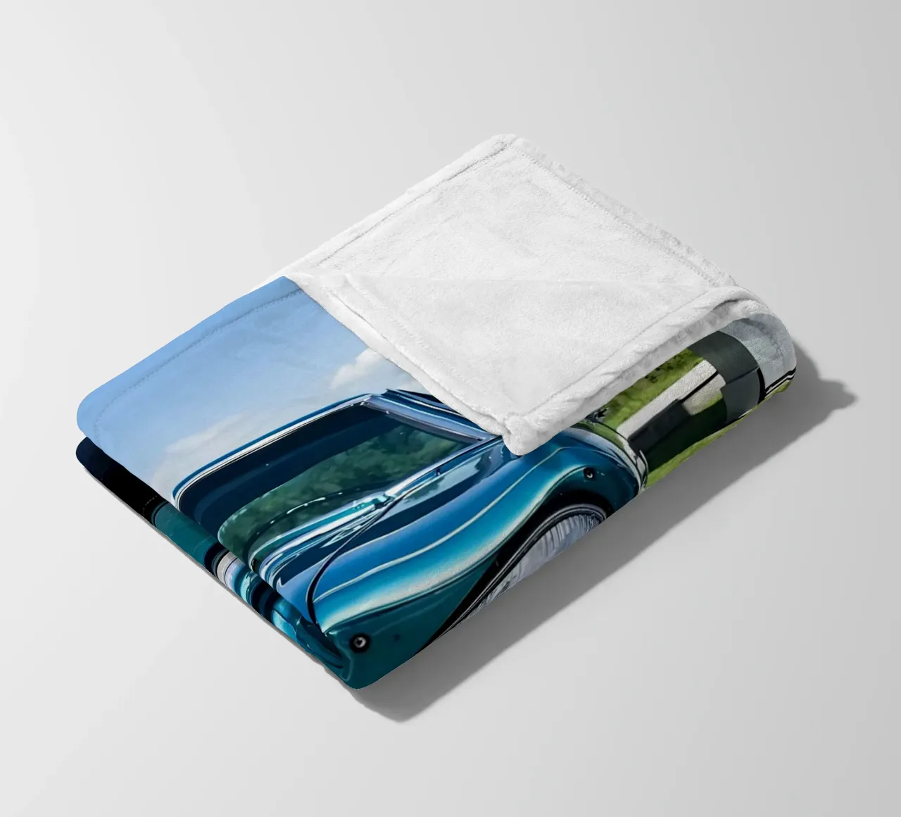 Oldtimer Oldtimer Fleecedecke von Delaplane