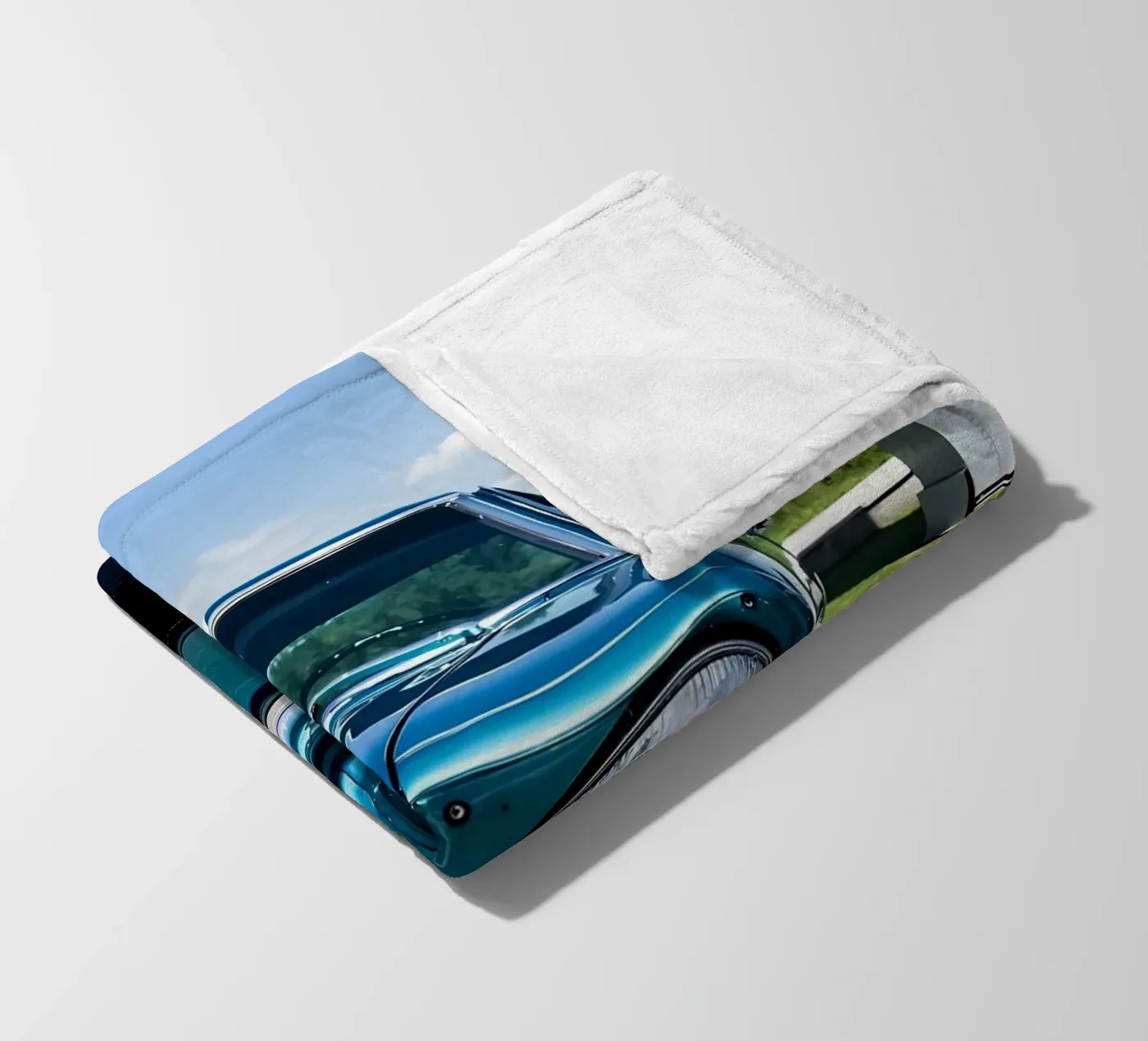 Vintage Classic Car Fleecedecke von Delaplane